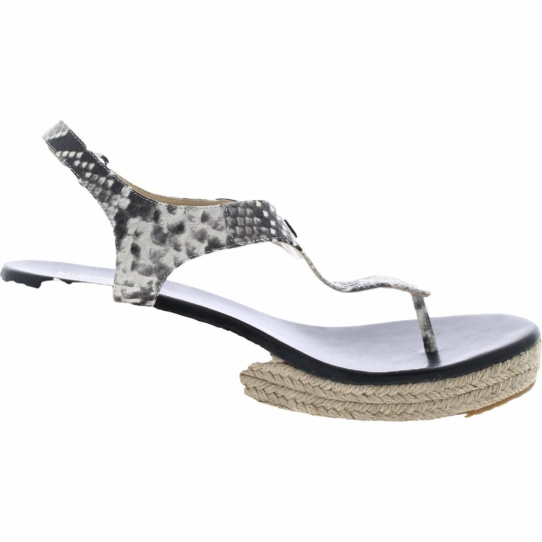 Best deal π₯° MICHAEL Michael Kors Laney π© Womens Leather Logo Wedge π©΄ Sandals β¨ 4 Best deal π₯° MICHAEL Michael Kors Laney π© Womens Leather Logo Wedge π©΄ Sandals β¨ - Image 2