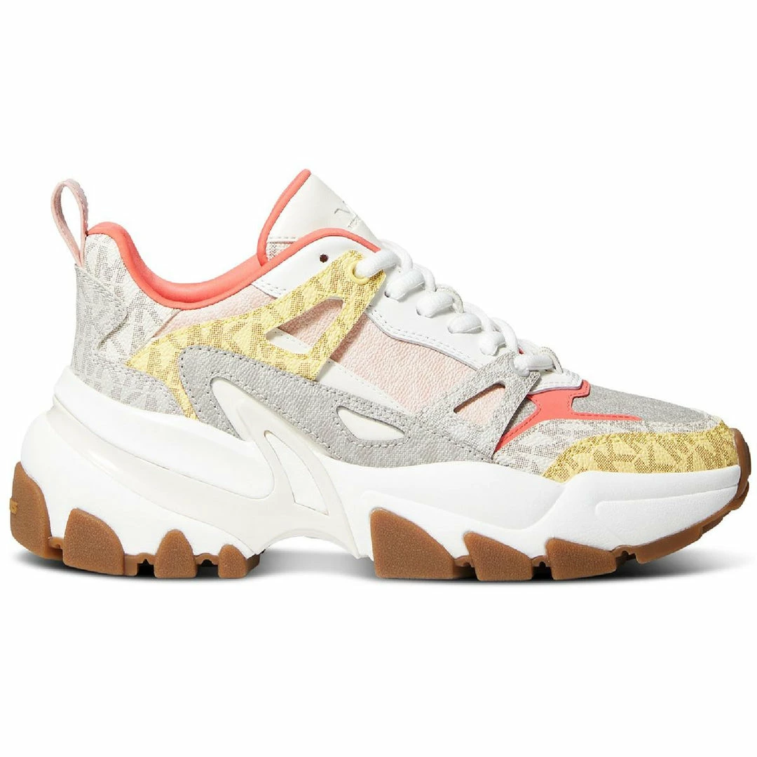 Outlet ๐ MICHAEL Michael Kors Nick Trainer ๐ฉ Womens Leather Lifestyle Casual and Fashion ๐ Sneakers ๐ 4 Outlet ๐ MICHAEL Michael Kors Nick Trainer ๐ฉ Womens Leather Lifestyle Casual and Fashion ๐ Sneakers ๐ - Image 2