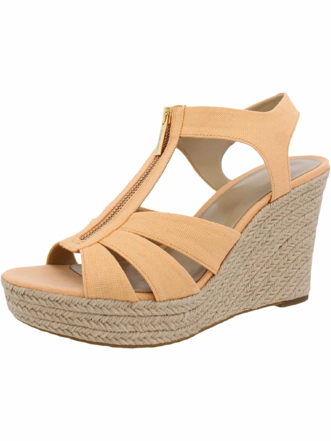 Best deal โ MICHAEL Michael Kors Berkley ๐ฉ Womens Canvas Slingback Wedge ๐ฉด Sandals ๐ 7 Best deal โ MICHAEL Michael Kors Berkley ๐ฉ Womens Canvas Slingback Wedge ๐ฉด Sandals ๐ - Image 5