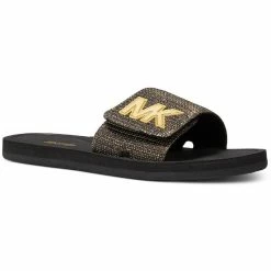 Promo โญ MICHAEL Michael Kors MK Slide ๐ฉ Womens Metallic Chain Slide ๐ฉด Sandals ๐ฅ 9 Promo โญ MICHAEL Michael Kors MK Slide ๐ฉ Womens Metallic Chain Slide ๐ฉด Sandals ๐ฅ -Jones New York Shop c0215b0fafd94b8e80bb48b7fb69c48a 1080x