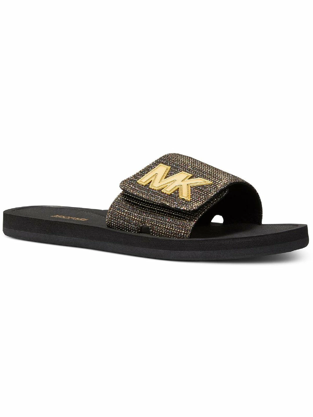 Promo โญ MICHAEL Michael Kors MK Slide ๐ฉ Womens Metallic Chain Slide ๐ฉด Sandals ๐ฅ 6 Promo โญ MICHAEL Michael Kors MK Slide ๐ฉ Womens Metallic Chain Slide ๐ฉด Sandals ๐ฅ - Image 4