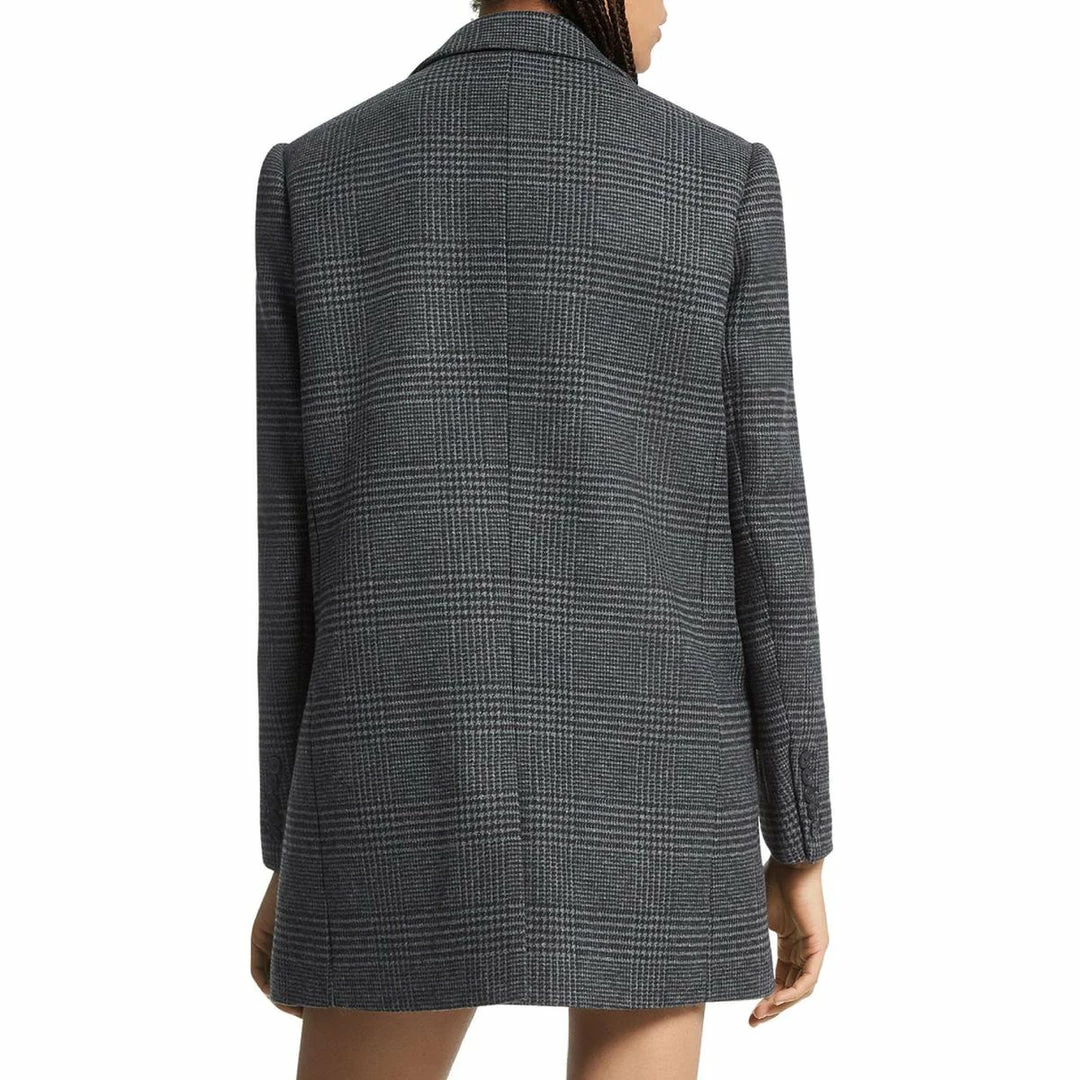 New β€οΈ MICHAEL Michael Kors Mensy π© Womens Plaid Short Overcoat β¨ 5 New β€οΈ MICHAEL Michael Kors Mensy π© Womens Plaid Short Overcoat β¨ - Image 3