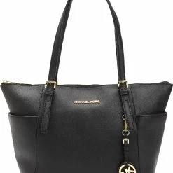 Cheap 👍 MICHAEL Michael Kors Jet Set 👩 Womens Leather Shopper Tote 👜 Handbag 🛒