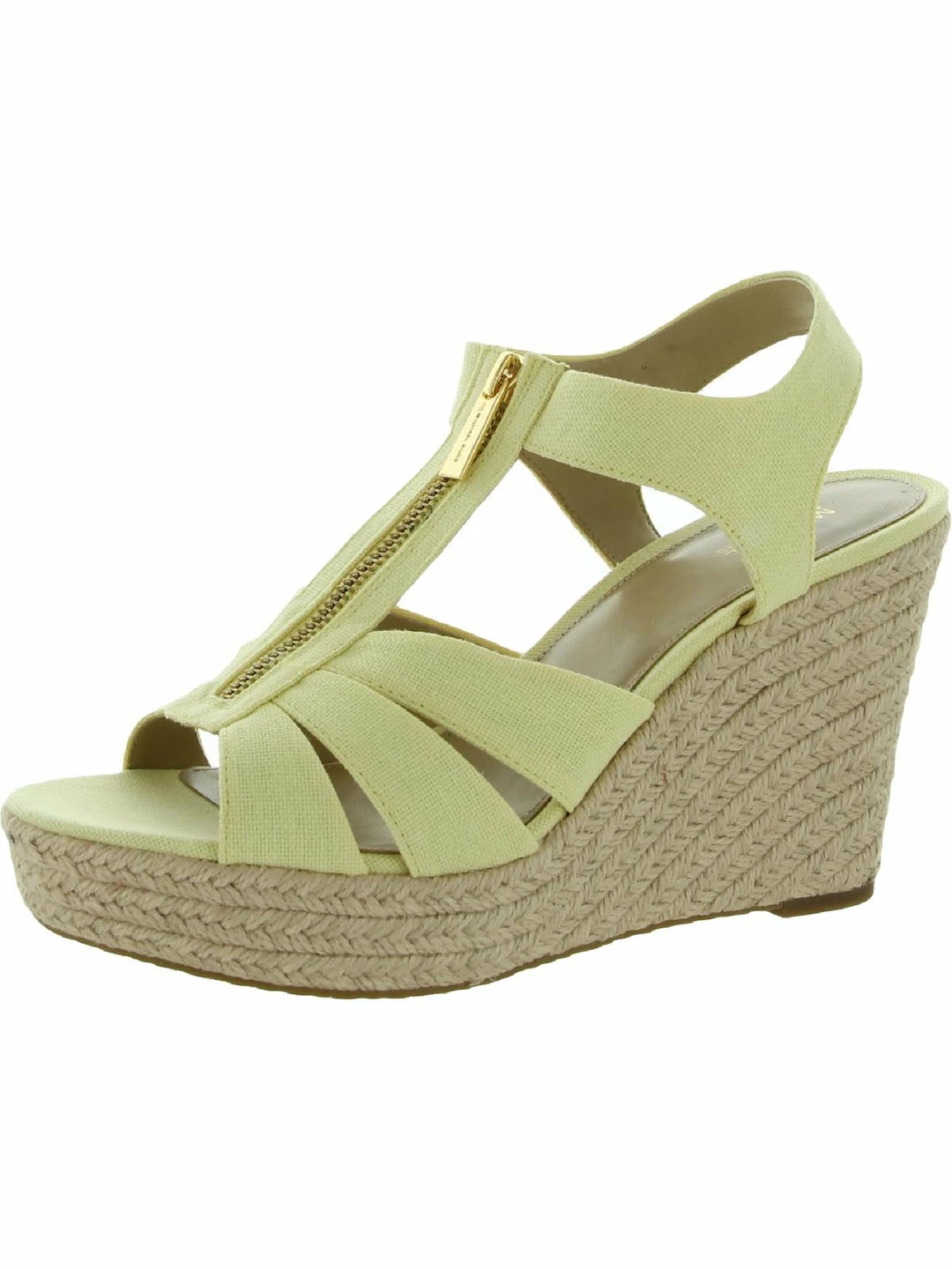 Best deal โ MICHAEL Michael Kors Berkley ๐ฉ Womens Canvas Slingback Wedge ๐ฉด Sandals ๐ 6 Best deal โ MICHAEL Michael Kors Berkley ๐ฉ Womens Canvas Slingback Wedge ๐ฉด Sandals ๐ - Image 4