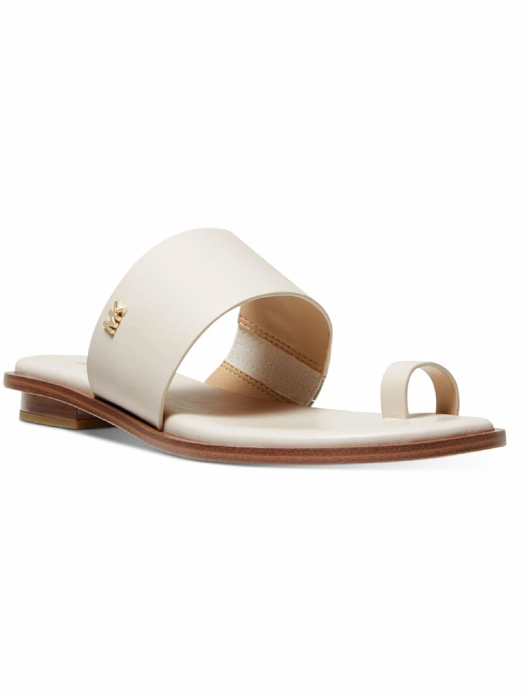 Brand new 🎁 MICHAEL Michael Kors August Flat 👩 Womens Toe Loop Slip On Flat 🩴 Sandals 👏 3 Brand new 🎁 MICHAEL Michael Kors August Flat 👩 Womens Toe Loop Slip On Flat 🩴 Sandals 👏