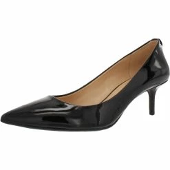 Best Sale โจ MICHAEL Michael Kors MK Flex Kitten Pump ๐ฉ Womens Leather Pointed Toe Kitten ๐ Heels ๐ฅ