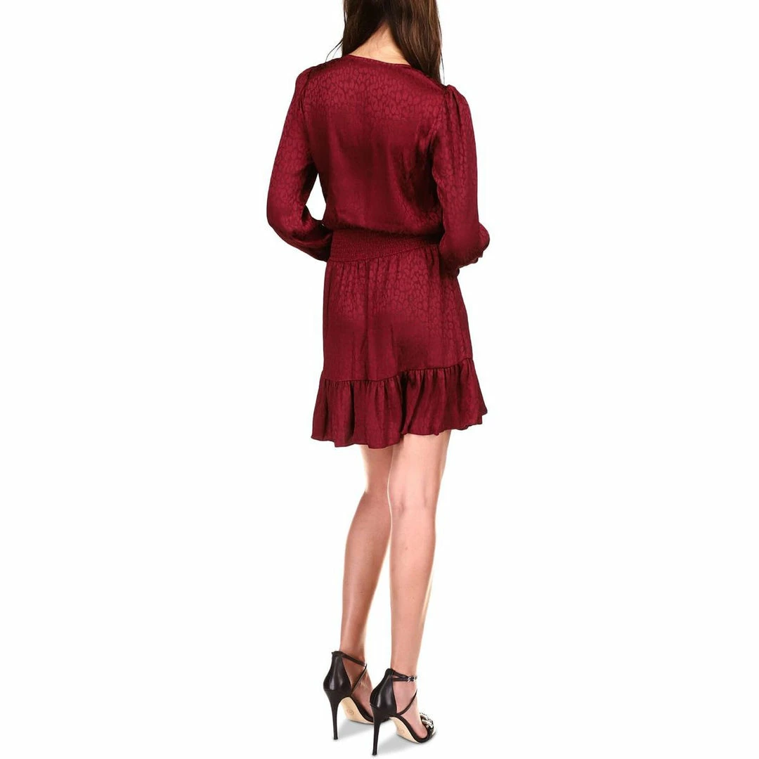 Best Sale โ๏ธ MICHAEL Michael Kors ๐ฉ Womens Plunge Neck Midi Cocktail and Party ๐ Dress ๐งจ 4 Best Sale โ๏ธ MICHAEL Michael Kors ๐ฉ Womens Plunge Neck Midi Cocktail and Party ๐ Dress ๐งจ - Image 2