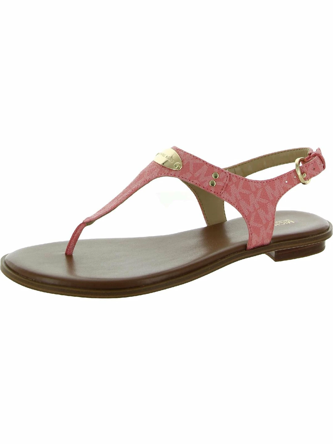 Deals ๐ MICHAEL Michael Kors MK Plate ๐ฉ Womens Leather Ankle Strap Thong ๐ฉด Sandals โ๏ธ 7 Deals ๐ MICHAEL Michael Kors MK Plate ๐ฉ Womens Leather Ankle Strap Thong ๐ฉด Sandals โ๏ธ - Image 5