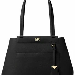 Best Pirce 🎉 MICHAEL Michael Kors Meredith 👩 Womens Leather Shoulder Tote 👜 Handbag 😉