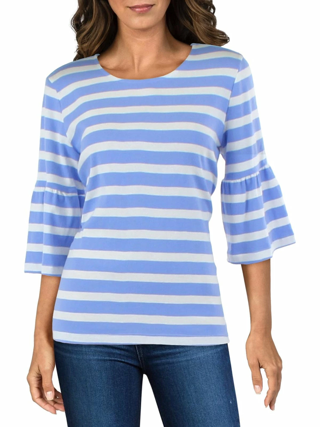 Promo ๐ Jones New York ๐ฉ Womens Knit Striped Blouse ๐ 5 Promo ๐ Jones New York ๐ฉ Womens Knit Striped Blouse ๐ - Image 3