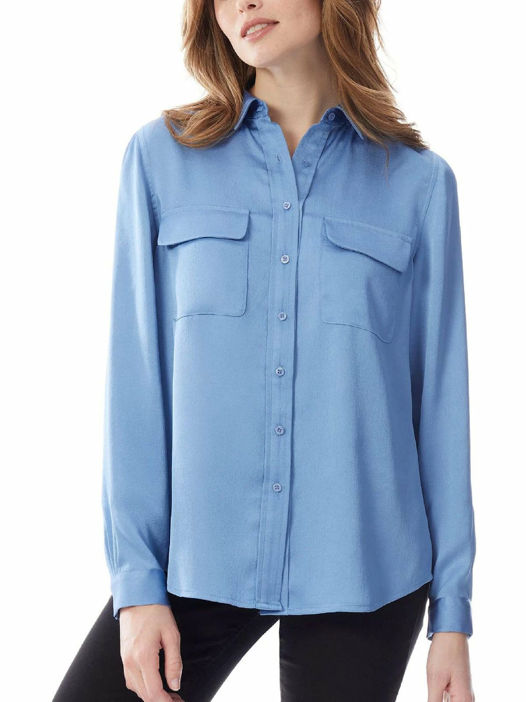 Wholesale 👍 Jones New York 👩 Womens Utility Long Sleeves Button-Down Top 🎁 3 Wholesale 👍 Jones New York 👩 Womens Utility Long Sleeves Button-Down Top 🎁