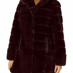 Best deal 👍 Jones New York 👩 Womens Winter Midi Faux Fur 🧥 Coat 🛒