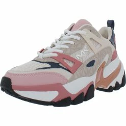 Outlet 🧨 MICHAEL Michael Kors Nick Trainer 👩 Womens Leather Lifestyle Fashion 👟 Sneakers ✔️
