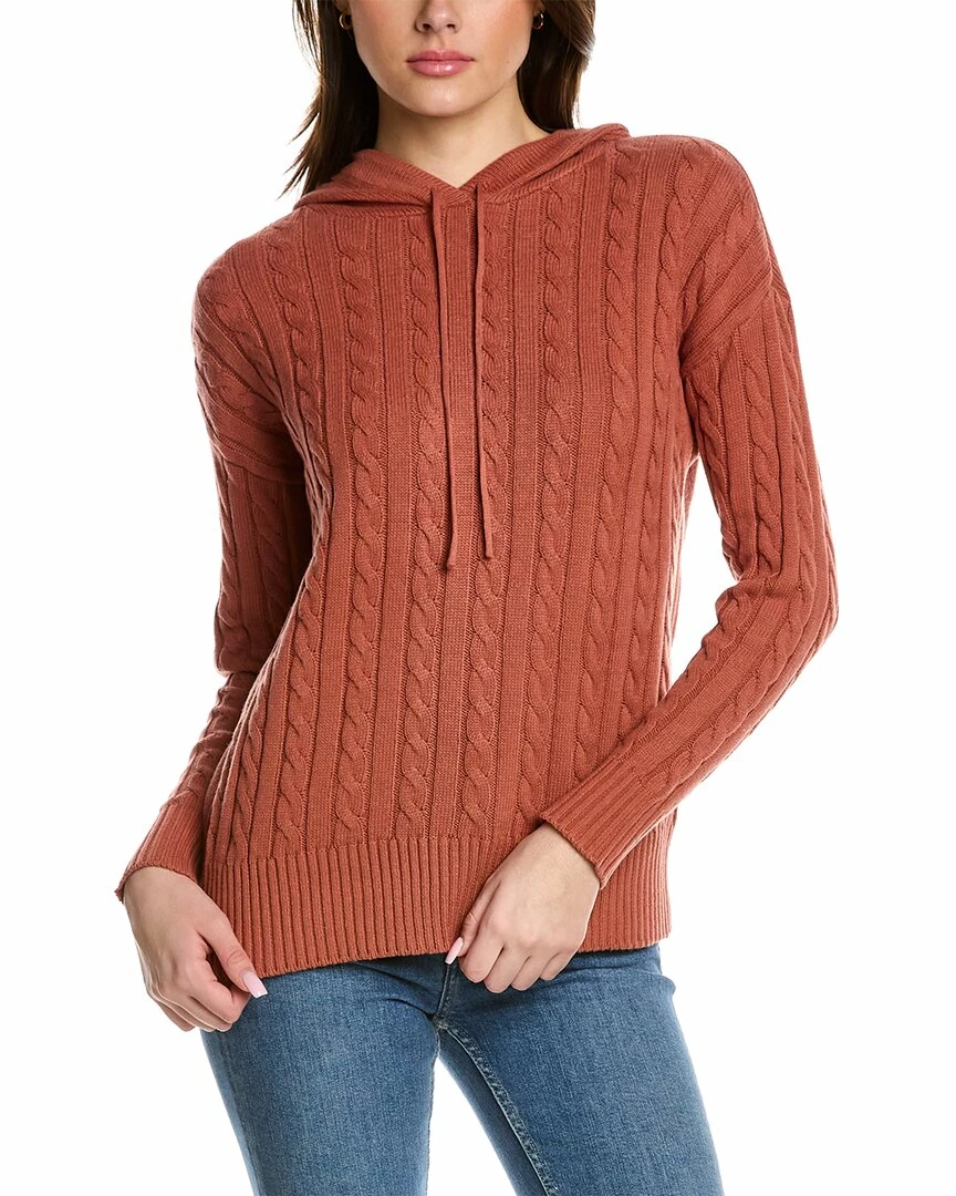 Best Pirce ✨ women Jones New York Cableknit Hoodie ✨ 3 Best Pirce ✨ women Jones New York Cableknit Hoodie ✨